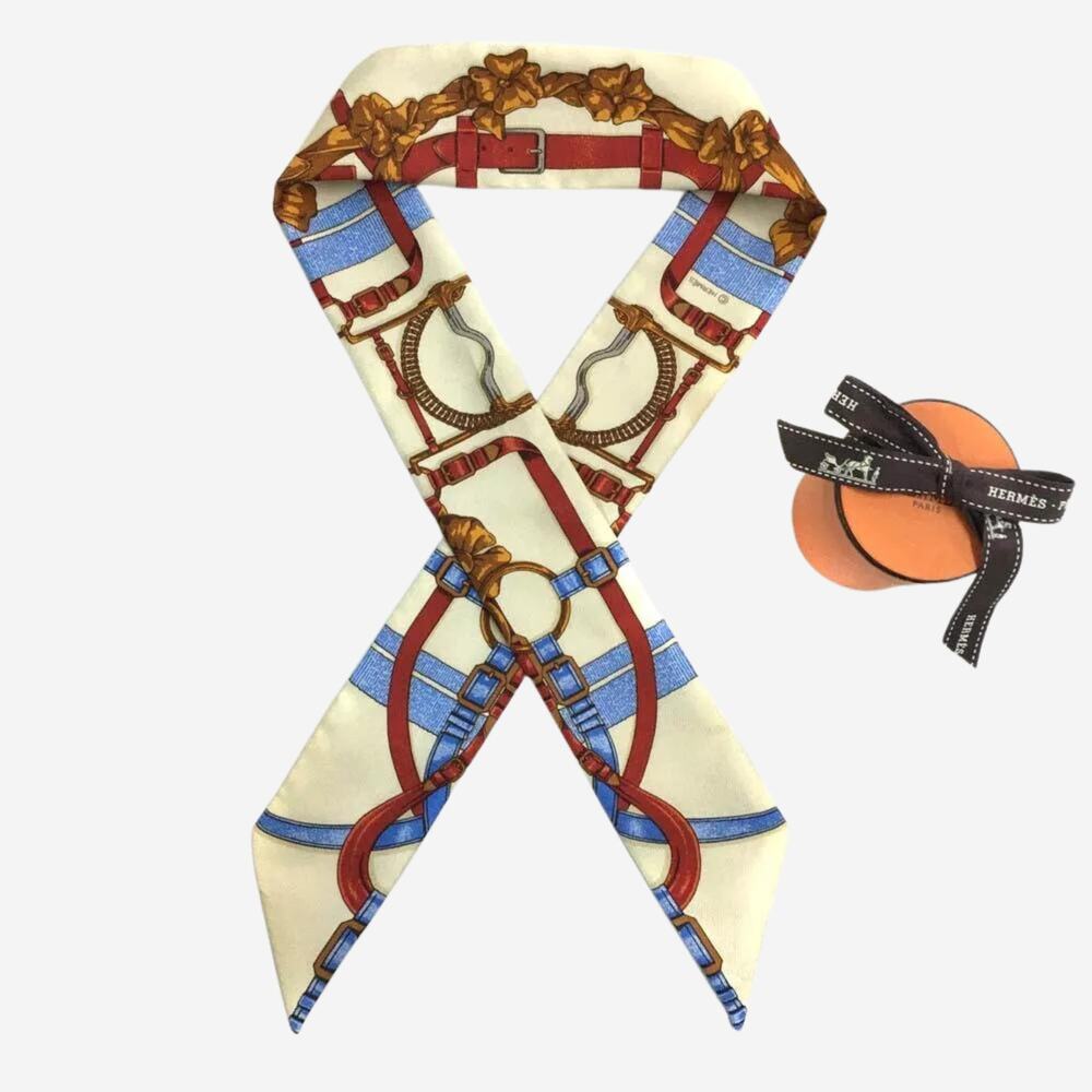 Hermes Twilly Multicolor Silk